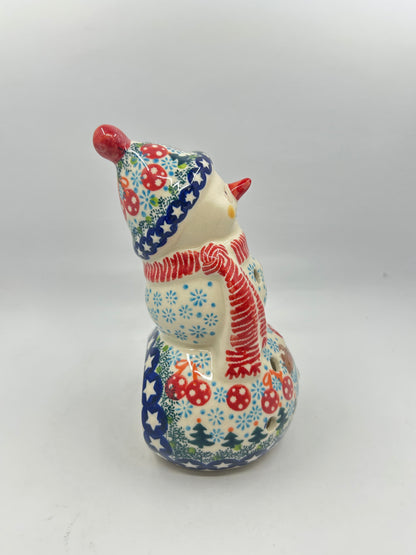BL03 - Snowman with Hat Votive - A-S1 - Art