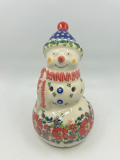 BL03 - Snowman with Hat Votive - U-WP - Unikat