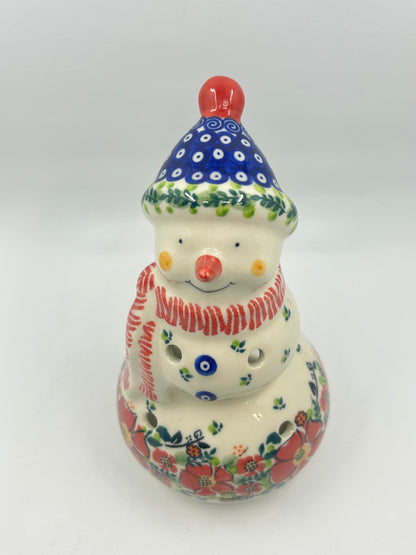 BL03 - Snowman with Hat Votive - U-WP - Unikat