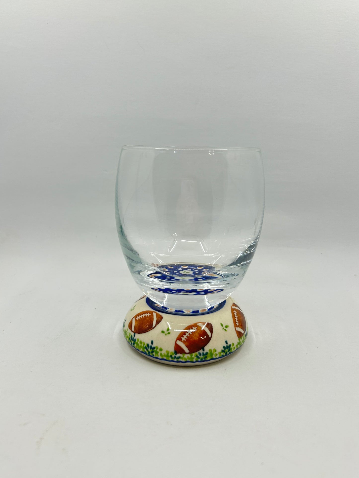 PREORDER DEPOSIT for Short Drinking Glass - Football - Art - Available 2027
