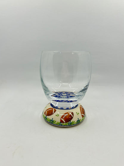 PREORDER DEPOSIT for Short Drinking Glass - Football - Art - Available 2027