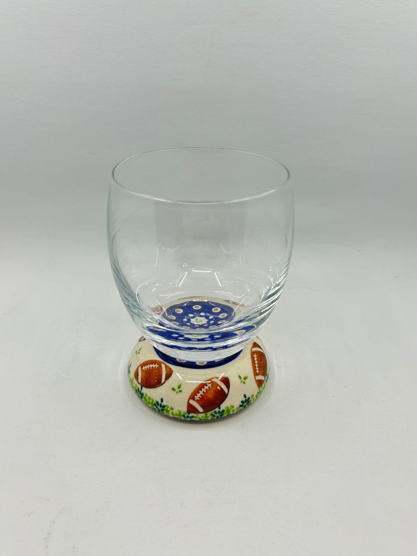 PREORDER DEPOSIT for Short Drinking Glass - Football - Art - Available 2027