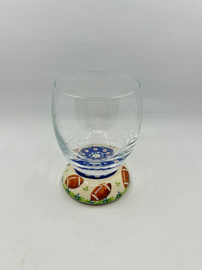 PREORDER DEPOSIT for Short Drinking Glass - Football - Art - Available 2027