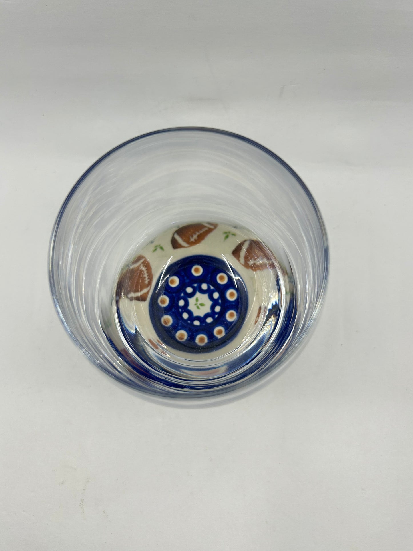 PREORDER DEPOSIT for Short Drinking Glass - Football - Art - Available 2027