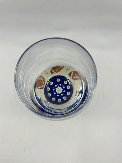 PREORDER DEPOSIT for Short Drinking Glass - Football - Art - Available 2027