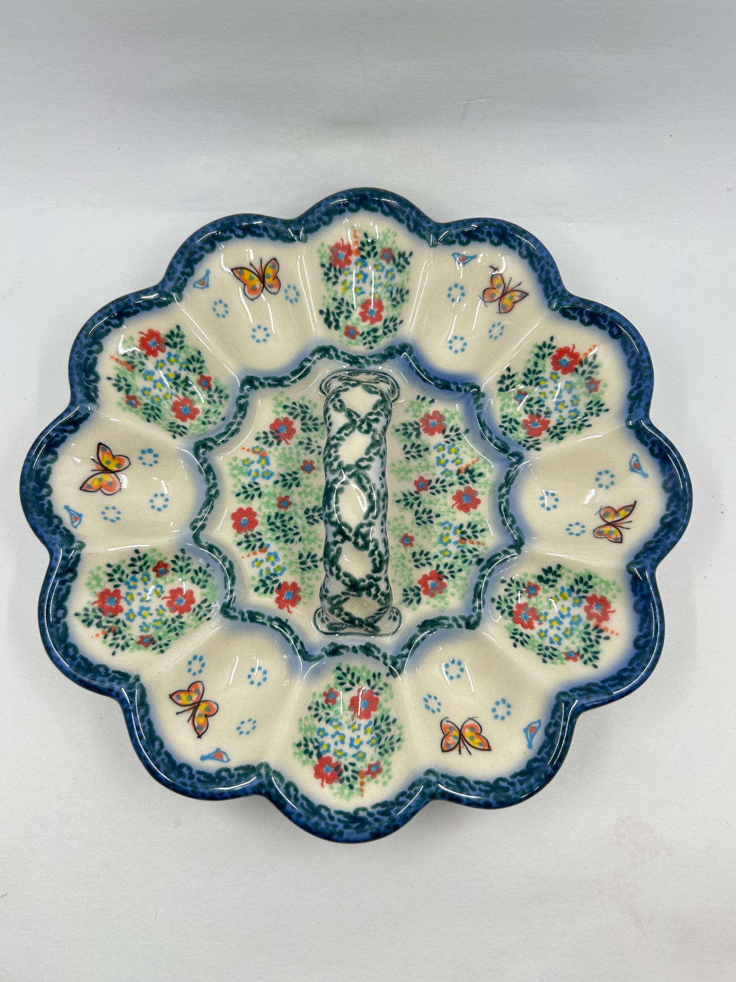 T13 Egg Dish with Handle - U-D1