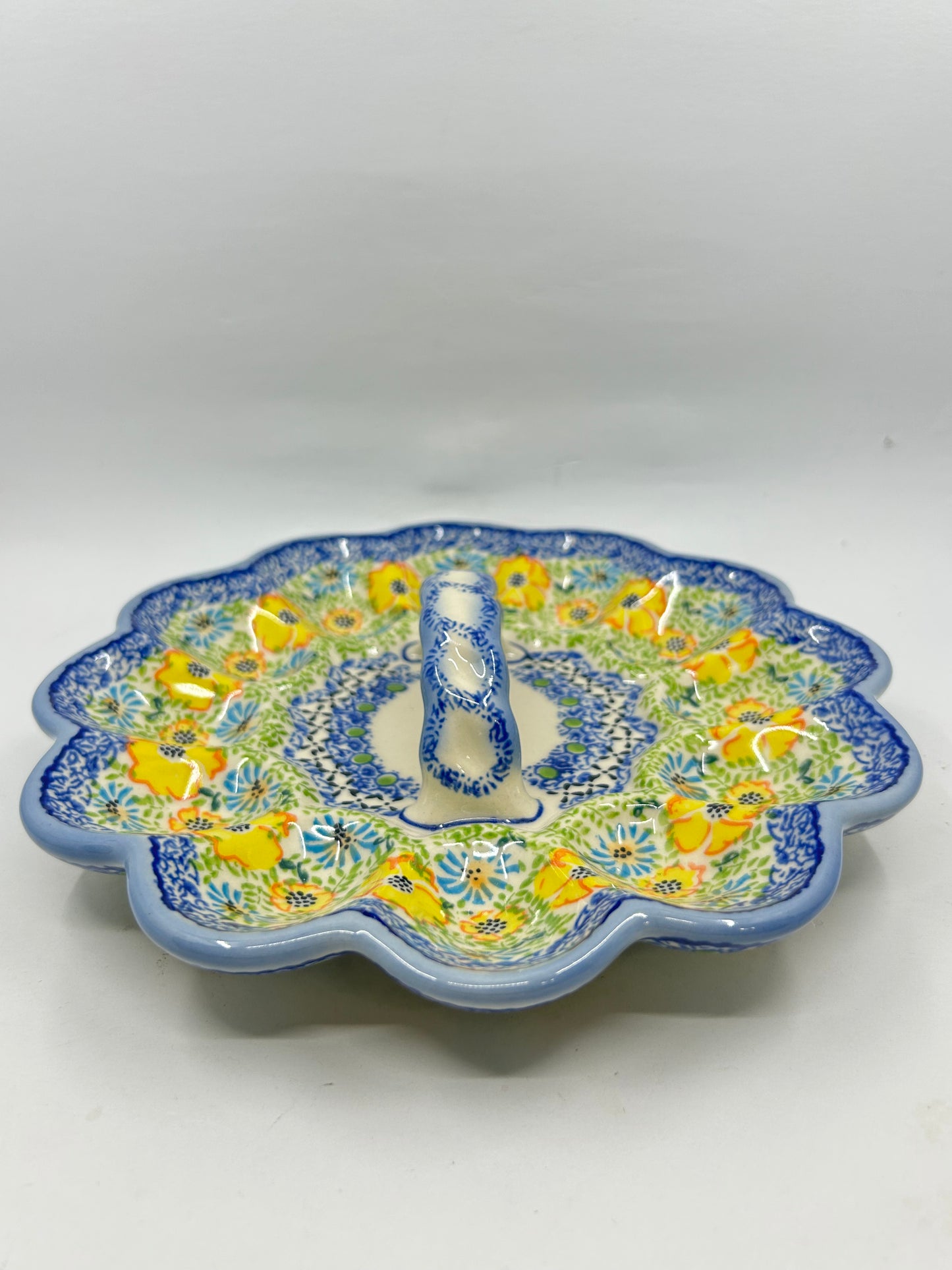 T13 Egg Dish with Handle - U-E2