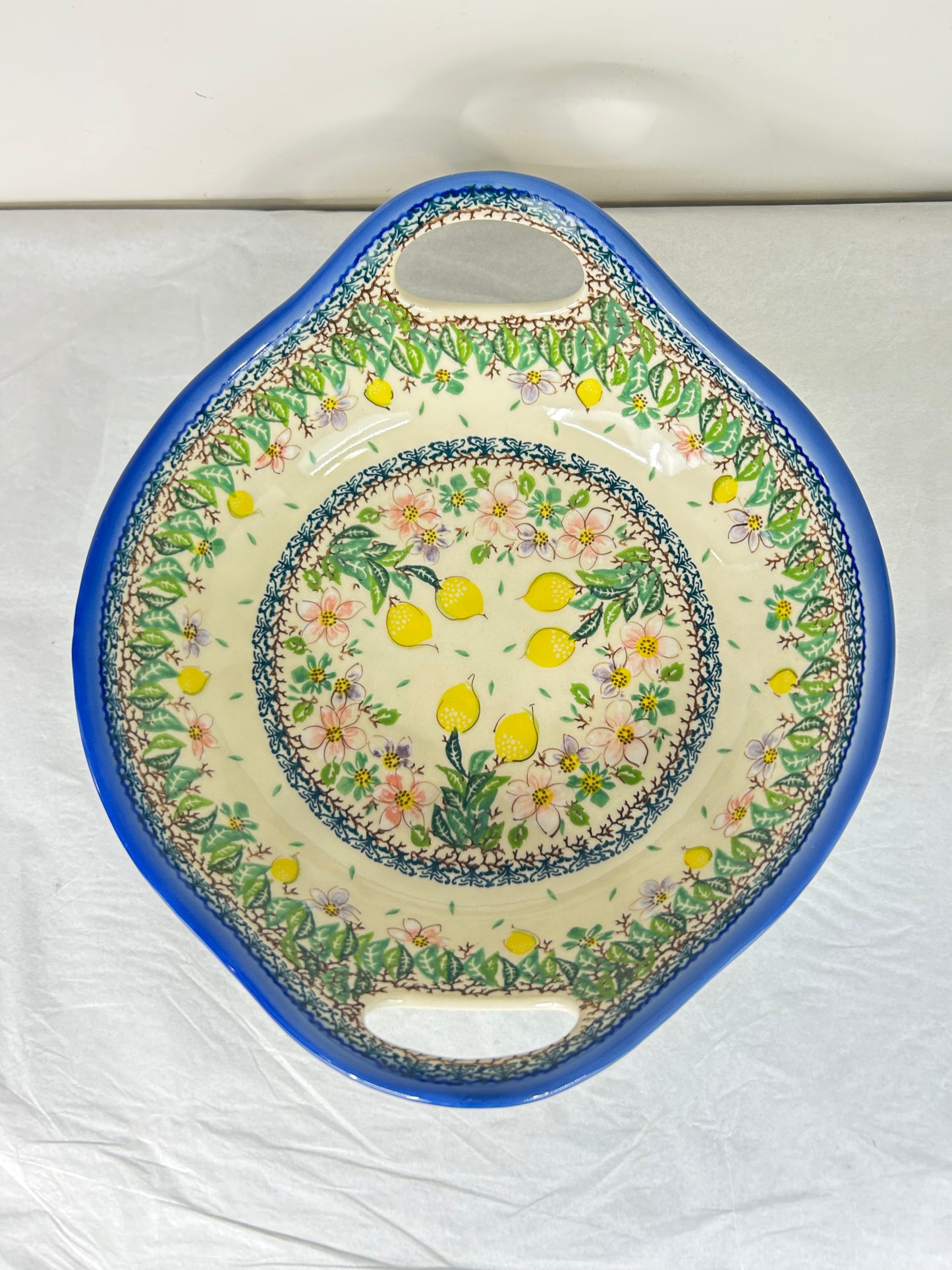 Large Bowl with Handles - A-CT1 - Art