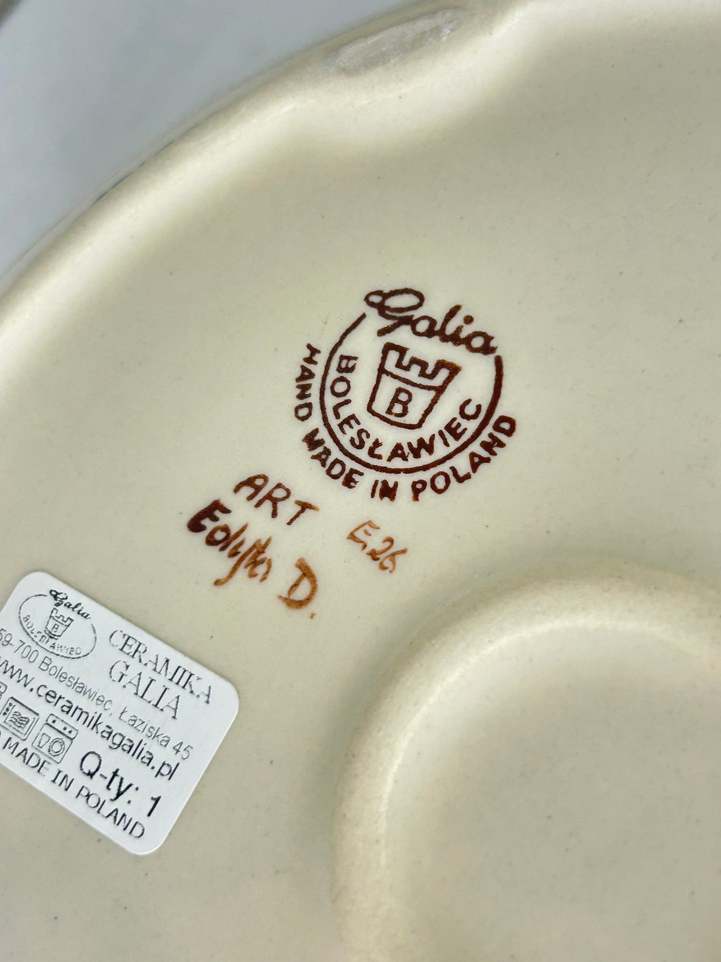 Large Bowl with Handles - A-CT1 - Art
