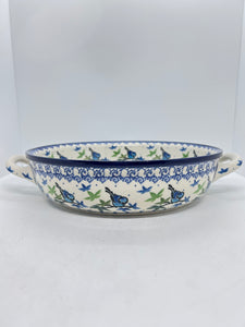 Baker ~ Round w/ Handles ~ 10 inch ~ 3235X ~ T4!