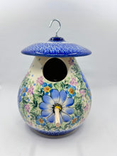 Load image into Gallery viewer, Birdhouse - Large Blue Flower - Art2