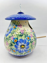 Load image into Gallery viewer, Birdhouse - Large Blue Flower - Art2