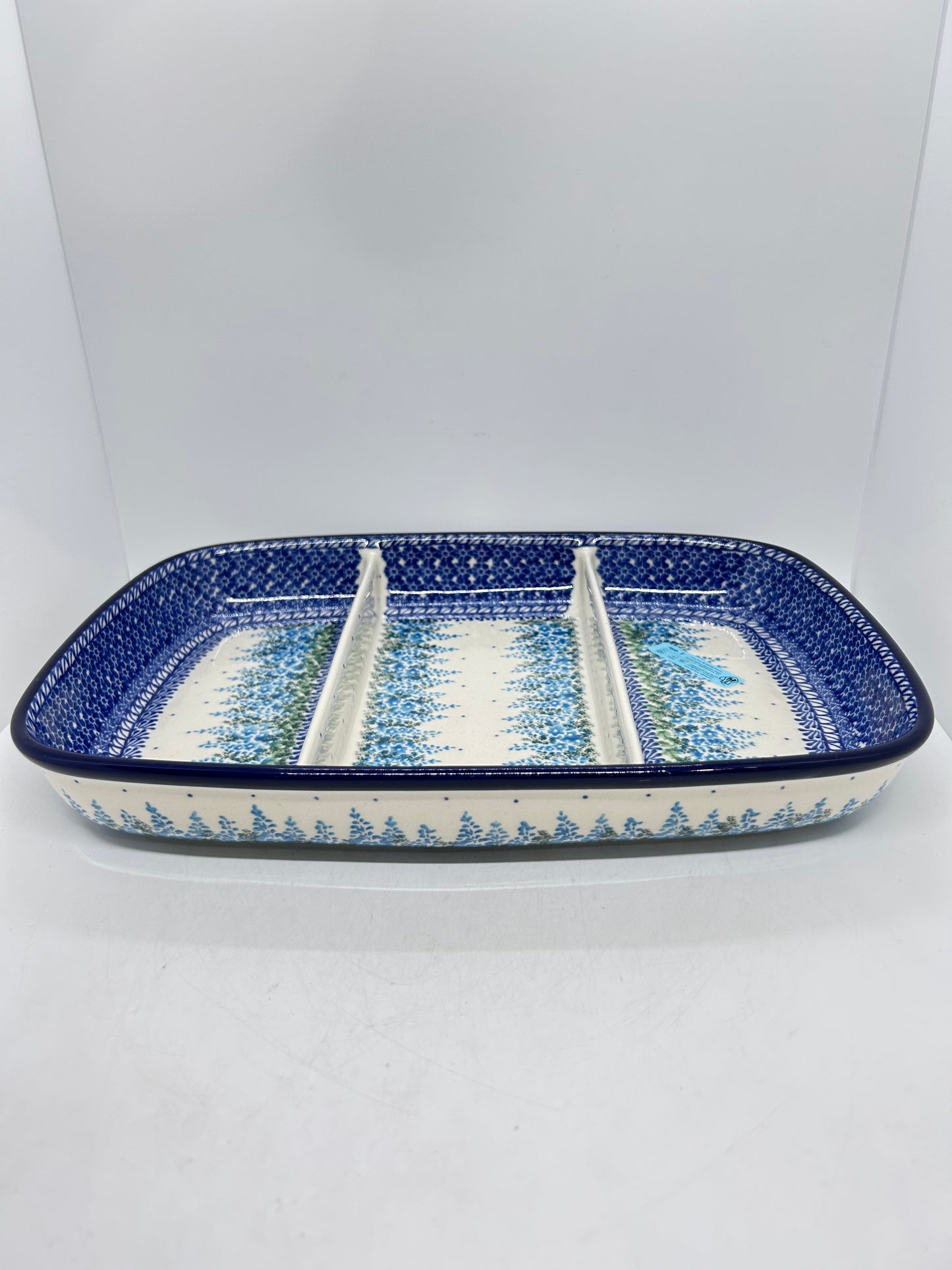 Divided Rectangular Dish ~ 3279X - T4!