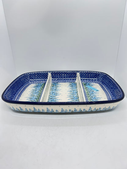 Divided Rectangular Dish ~ 3279X - T4!