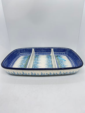 Divided Rectangular Dish ~ 3279X - T4!