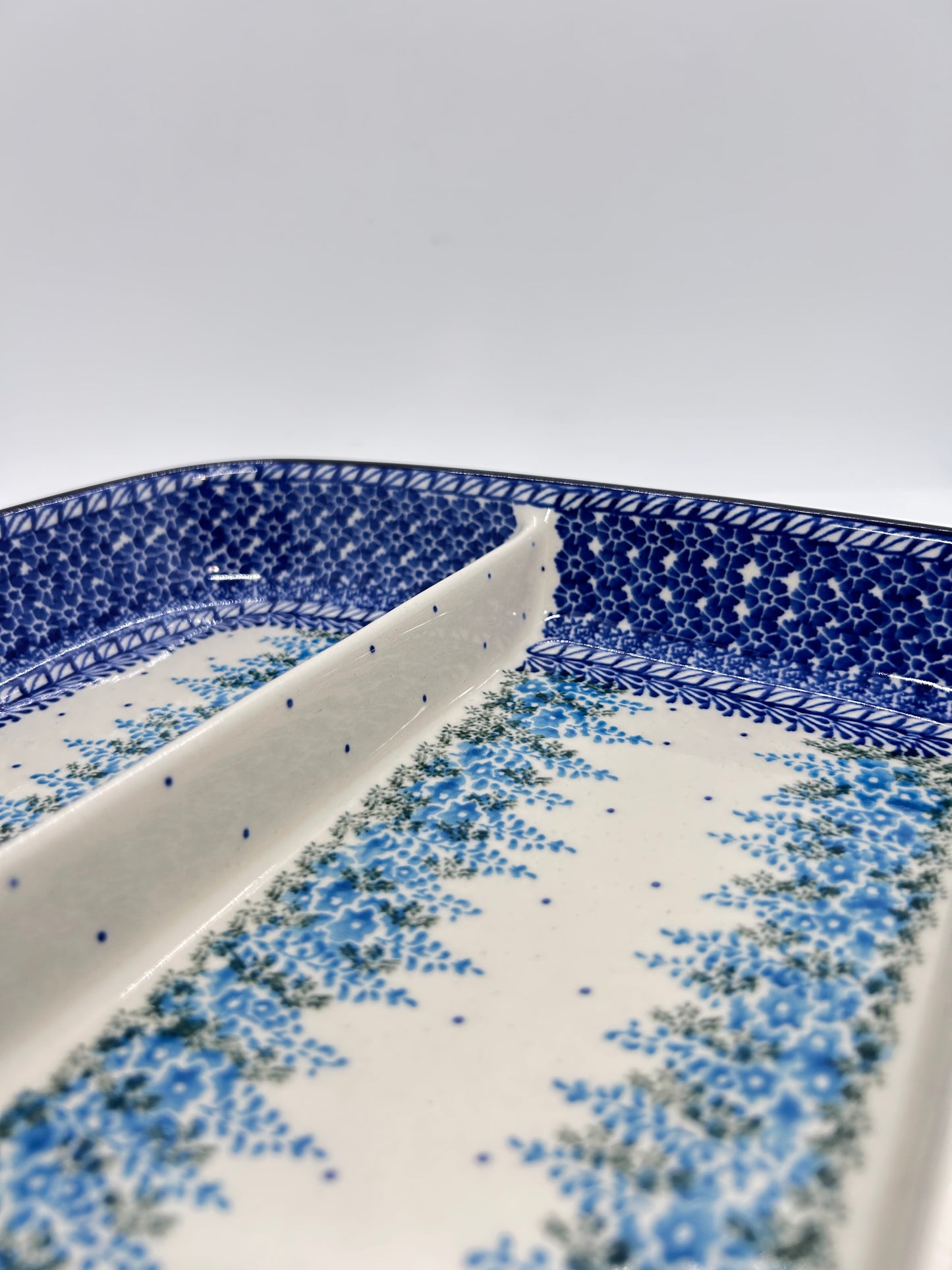 Divided Rectangular Dish ~ 3279X - T4!