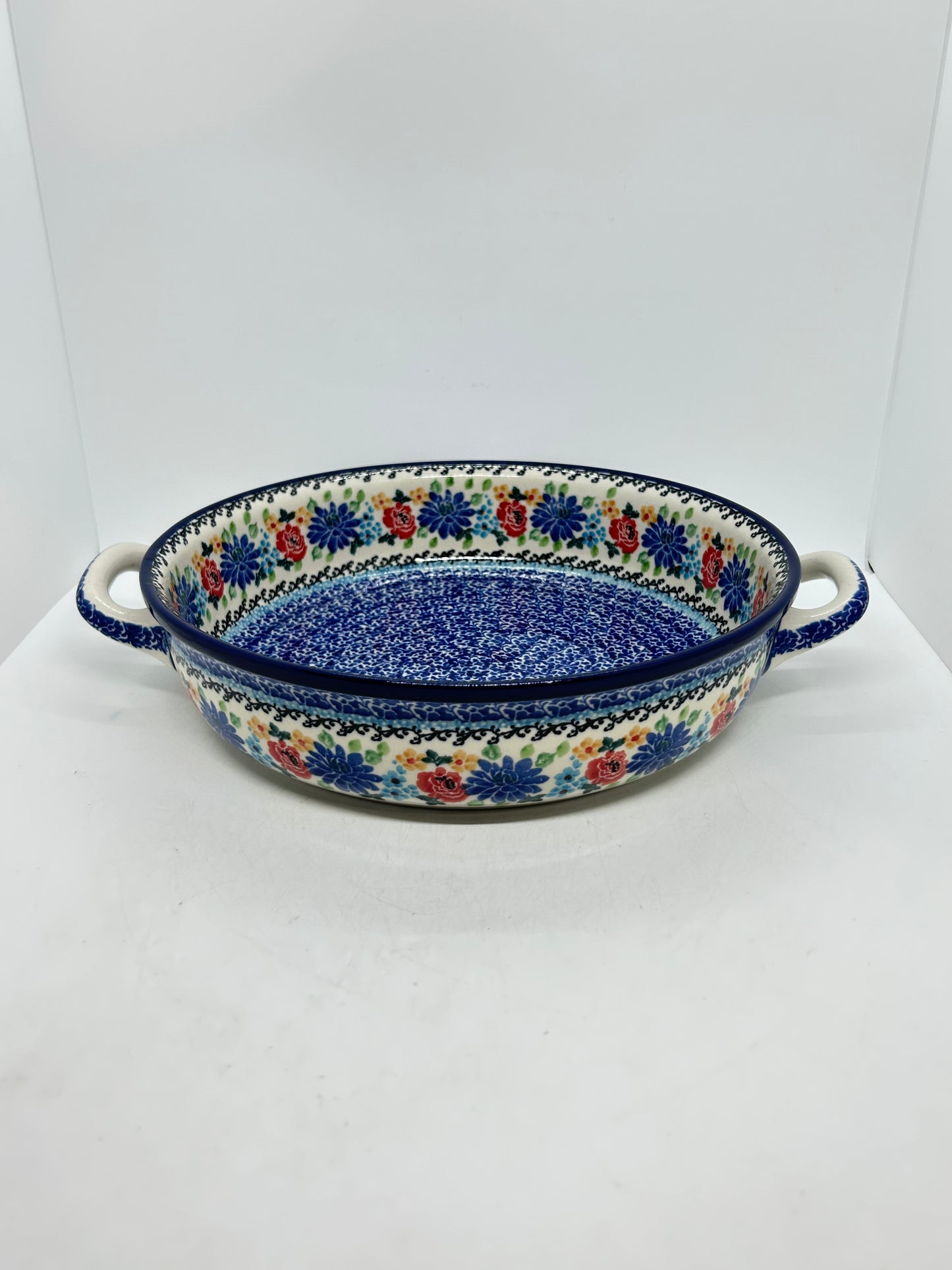 Baker ~ Round w/ Handles ~ 10 inch ~ 3264X ~ T4!