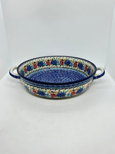 Baker ~ Round w/ Handles ~ 10 inch ~ 3264X ~ T4!