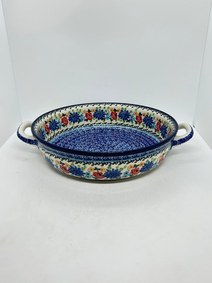 Baker ~ Round w/ Handles ~ 10 inch ~ 3264X ~ T4!