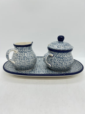 Cream (6 oz) & Sugar (7oz) w/Plate ~ 288AX - T1!