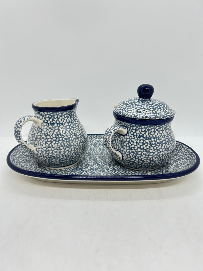 Cream (6 oz) & Sugar (7oz) w/Plate ~ 288AX - T1!