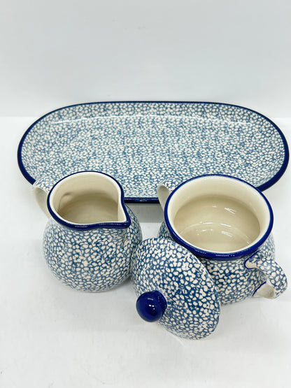 Cream (6 oz) & Sugar (7oz) w/Plate ~ 288AX - T1!