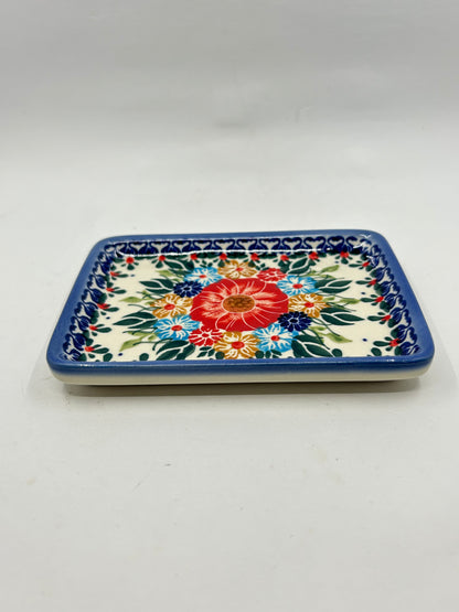 Flat Soap Dish with Rim - D60 - Art