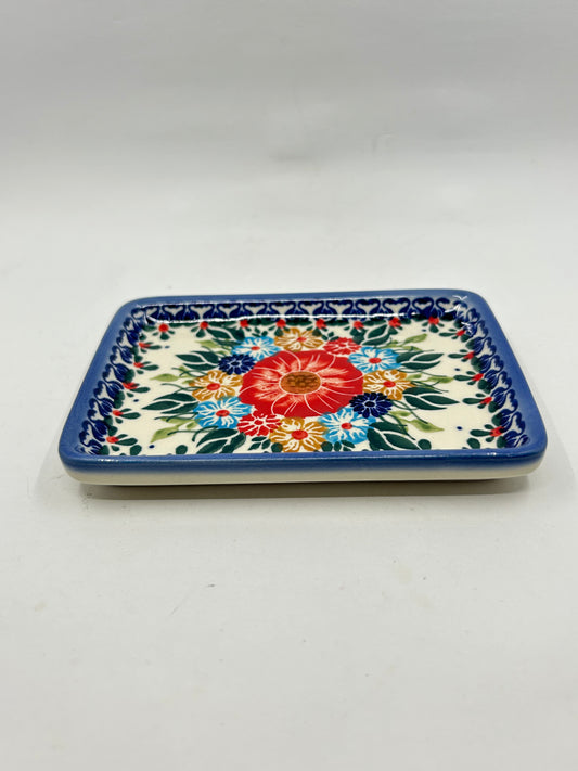 Flat Soap Dish with Rim - D60 - Art