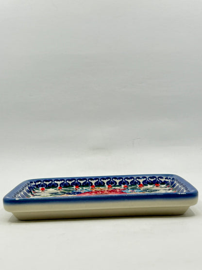 Flat Soap Dish with Rim - D60 - Art