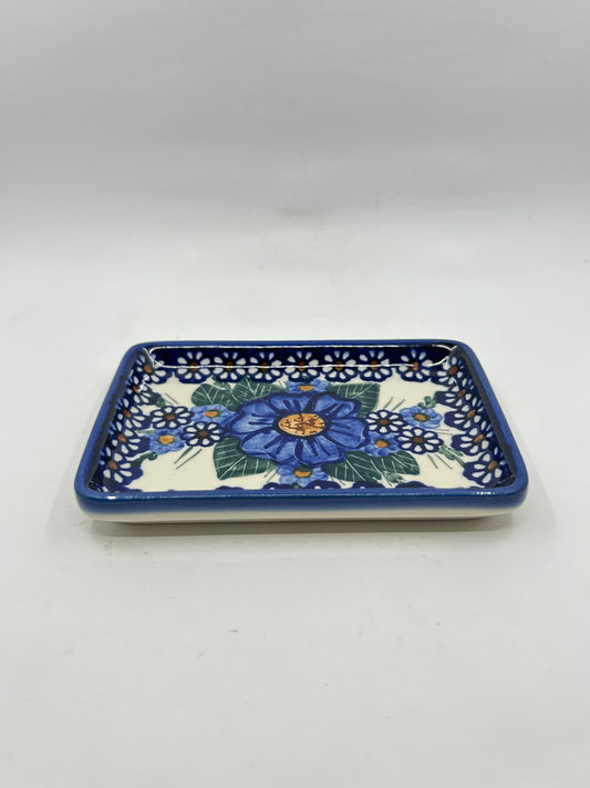 Flat Soap Dish with Rim - D74 - Art