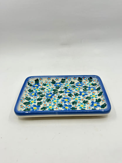 Flat Soap Dish with Rim - D134