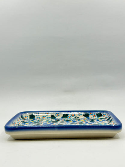 Flat Soap Dish with Rim - D134
