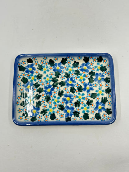 Flat Soap Dish with Rim - D134