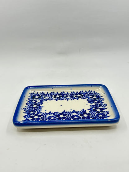 Flat Soap Dish with Rim - D51