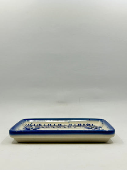Flat Soap Dish with Rim - D51