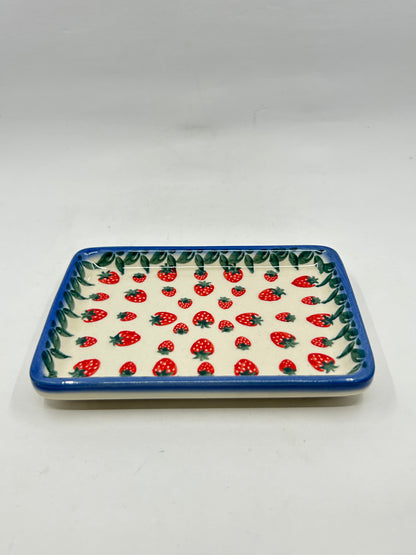 Flat Soap Dish with Rim - D139