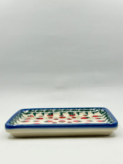 Flat Soap Dish with Rim - D139
