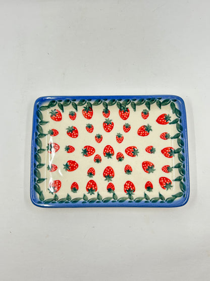 Flat Soap Dish with Rim - D139