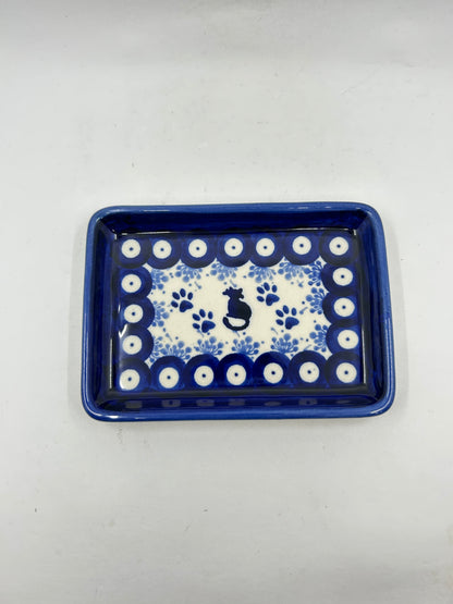 Flat Soap Dish with Rim - D116
