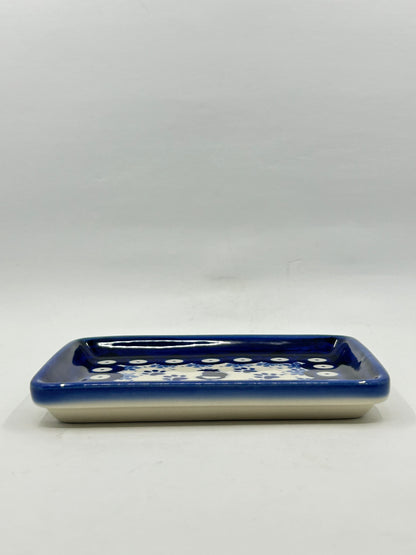 Flat Soap Dish with Rim - D116