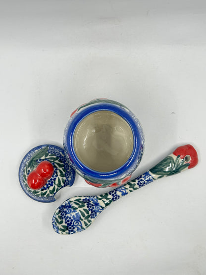 A2 Cherry Jam Jar - D75