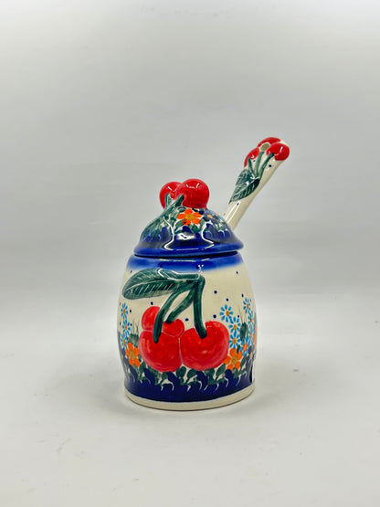 A2 Cherry Jam Jar - D23