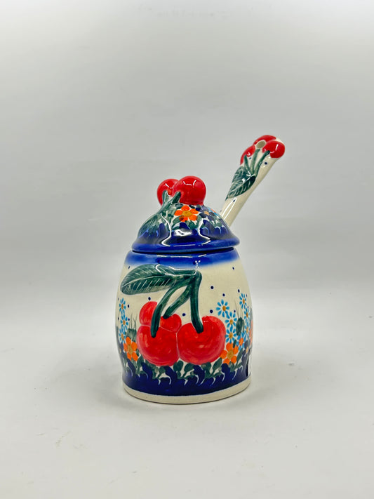 A2 Cherry Jam Jar - D23