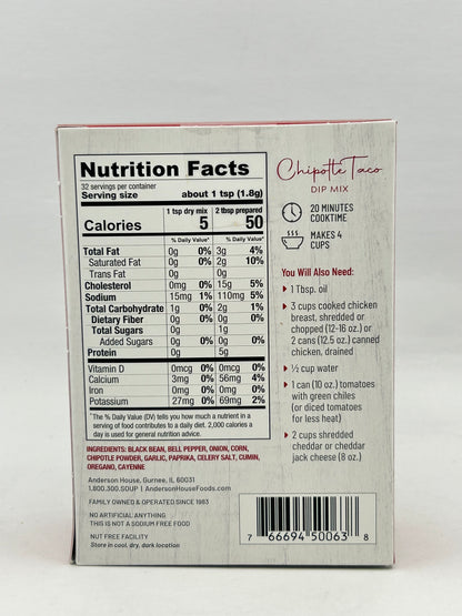 Chipotle Taco Dip Mix