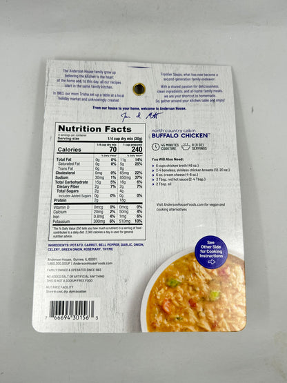 North Country Cabin Buffalo Chicken Soup