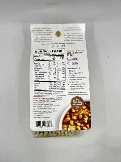 California Gold Rush White Bean Chili