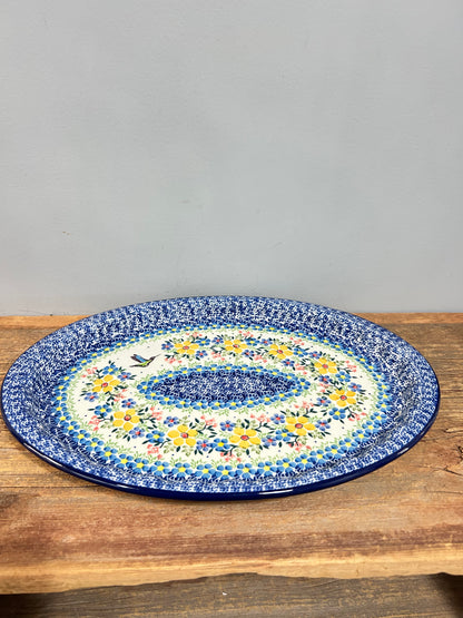 Oval Platter ~ 14.5” x 10” ~ U5166 - U3!