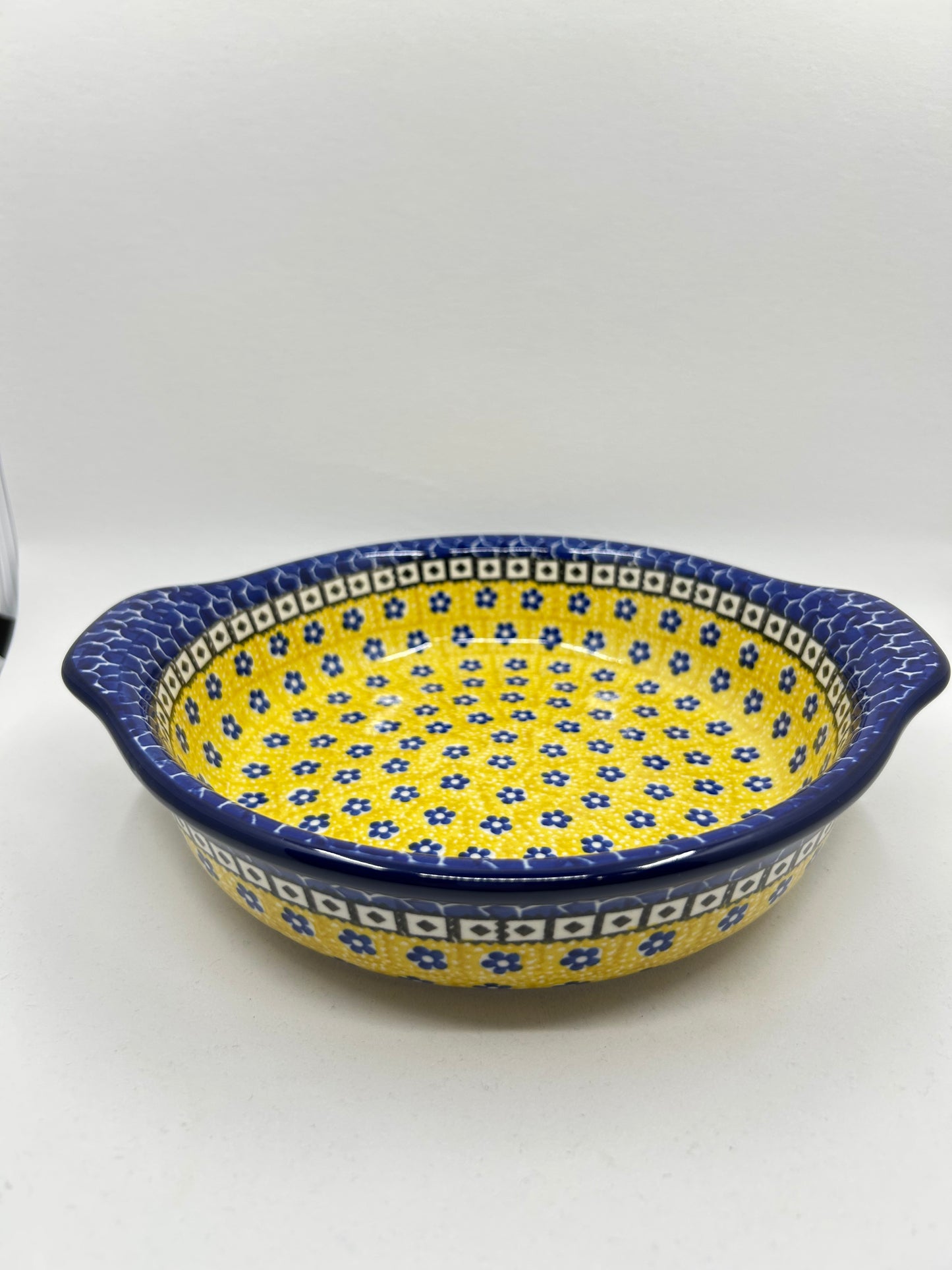 Baker ~ Round w/ Handles ~ 8 inch ~ 0859X - T3!