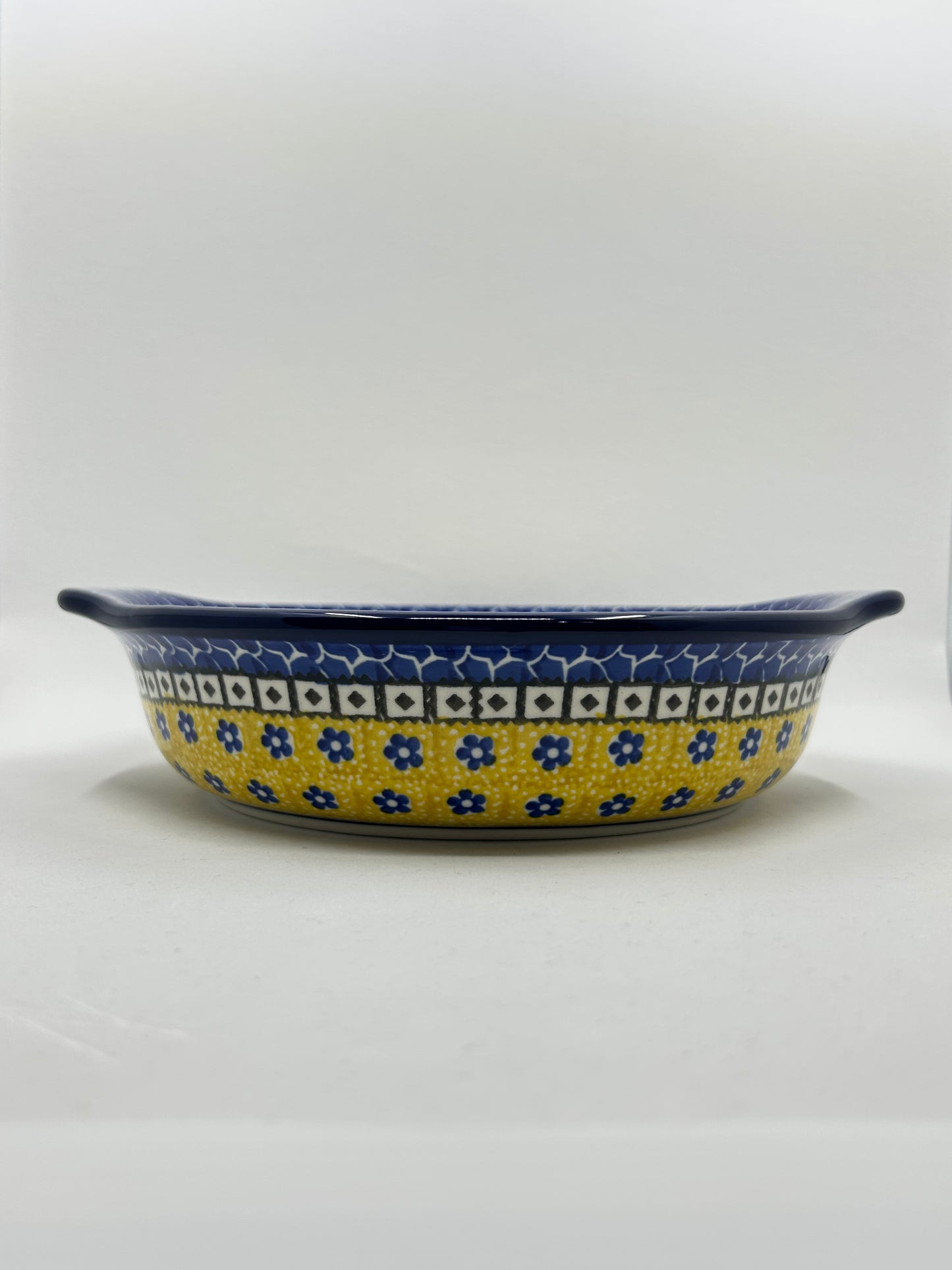 Baker ~ Round w/ Handles ~ 8 inch ~ 0859X - T3!