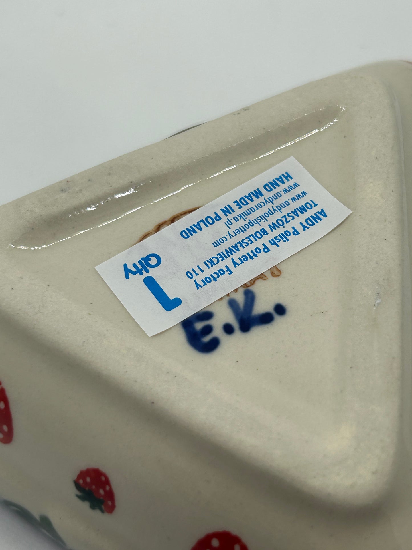 Andy Triangle Dish - D139